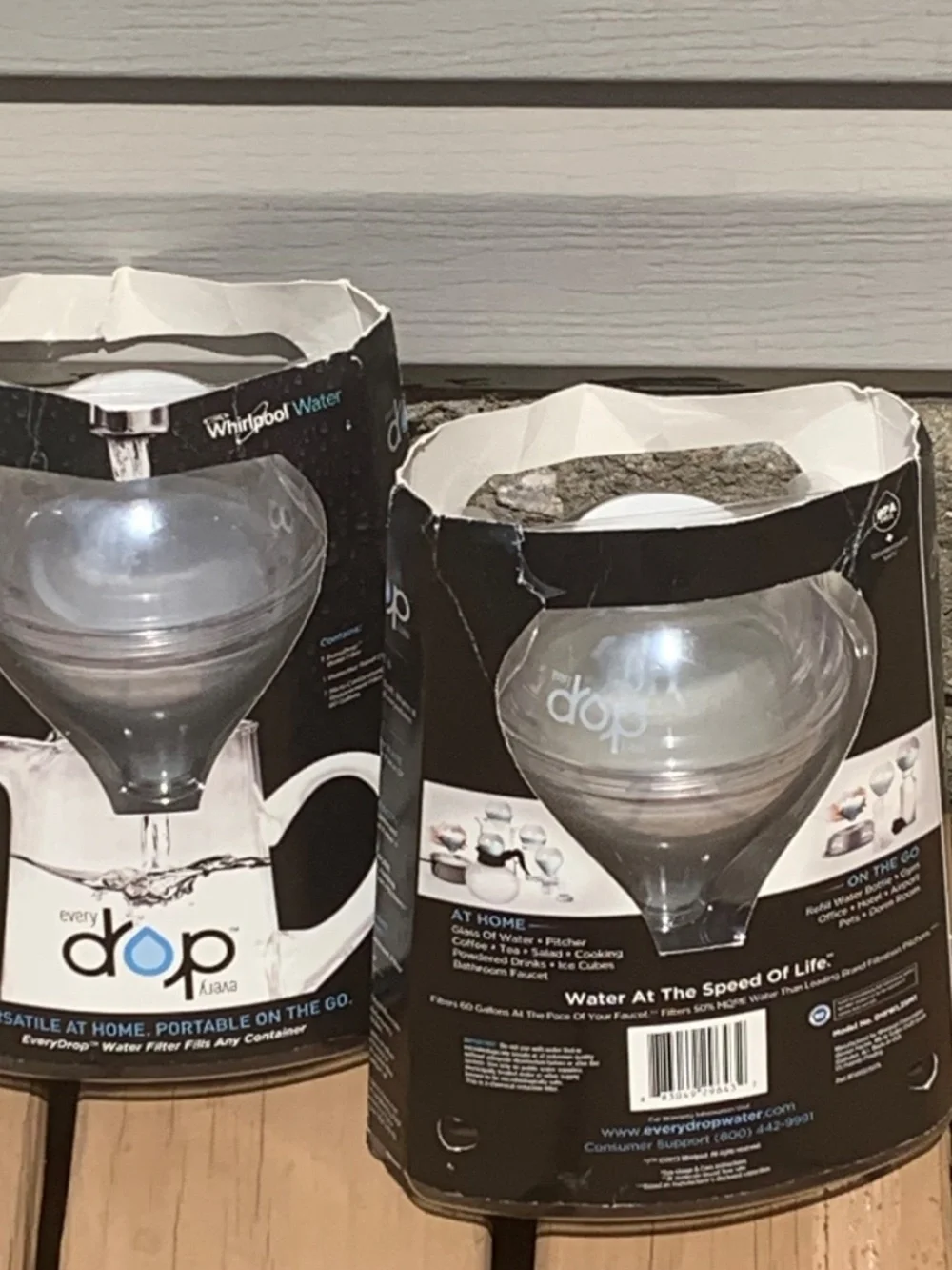EveryDrop by Whirlpool Water DWWL2SM1 Portable Water Filter with 1 Replacement F